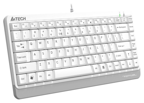 Клавиатура A4Tech Fstyler FKS11 белый/серый фото 4