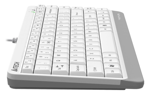 Клавиатура A4Tech Fstyler FKS11 белый/серый фото 5
