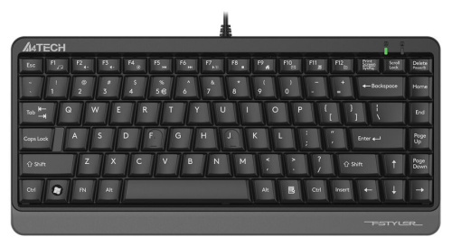 Клавиатура A4Tech Fstyler FKS11 черный/серый фото 2