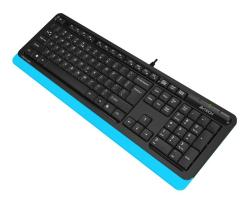 Клавиатура A4Tech FK 10 черный/синий фото 5