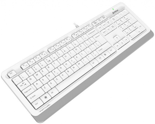 Клавиатура A4Tech FK 10 белый/серый фото 3