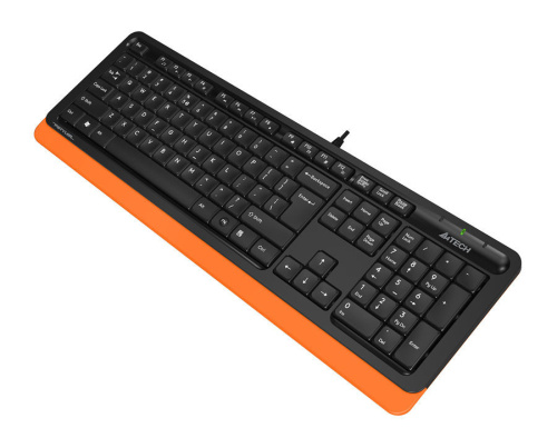 Клавиатура A4Tech FK 10 черный/оранжевый фото 3