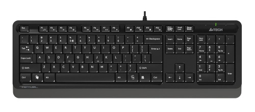 Клавиатура A4Tech FK 10 черный/серый фото 2