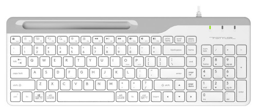Клавиатура A4Tech Fstyler FK25 белый/серый