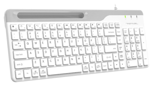 Клавиатура A4Tech Fstyler FK25 белый/серый фото 4