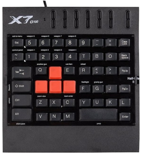 Клавиатура A4Tech X7-G100 Black USB фото 2
