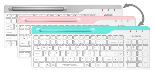 Клавиатура A4Tech Fstyler FBK25 белый/серый фото 14