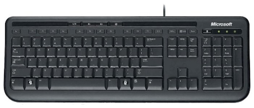 Клавиатура Microsoft Wired Keyboard 600 black USB (ANB-00018)