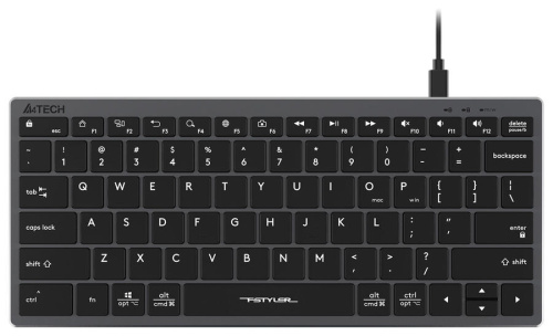 Клавиатура A4Tech Fstyler FX51 серый фото 3
