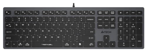 Клавиатура A4Tech Fstyler FX50 серый фото 2