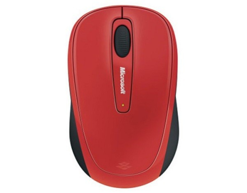 Мышь Microsoft 3500 (GMF-00293) красный/черный фото 2