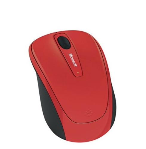 Мышь Microsoft 3500 (GMF-00293) красный/черный фото 3