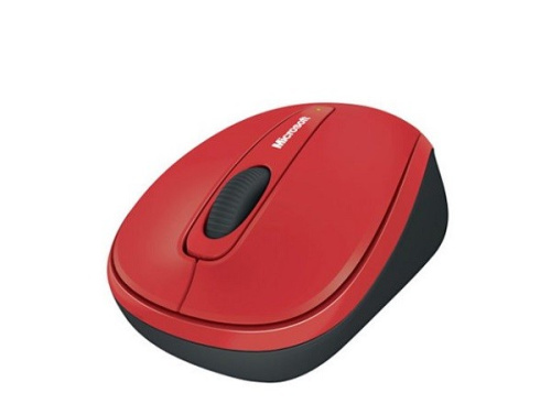 Мышь Microsoft 3500 (GMF-00293) красный/черный фото 4