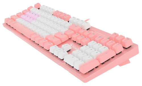 Клавиатура A4Tech Bloody B800 розовый/белый фото 11