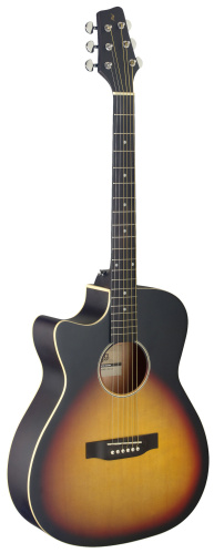Электроакустическая гитара Stagg SA35 ACE-VS LH фото 2