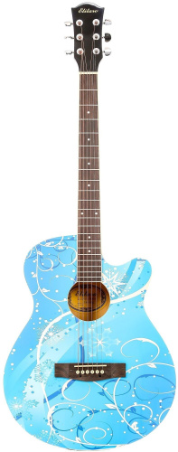 Акустическая гитара Elitaro L4040 Blue Fantasy фото 2