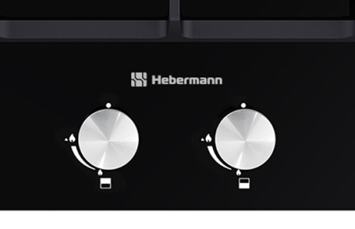 Встраиваемая газовая варочная панель Hebermann HBGG 302.1 B фото 3