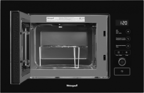 Встраиваемая микроволновая печь Weissgauff BMWO-209 PDB фото 3