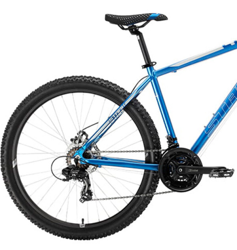 Велосипед Stark 22 Hunter 27.2 D синий/никель M 18" фото 2