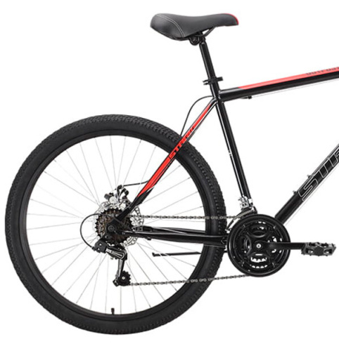 Велосипед Stark '22 Outpost 26.1 D Steel черный/красный M 18" HQ-0005410 фото 4