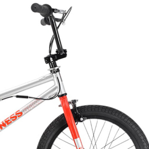 Велосипед Stark 22 Madness BMX 2 серебристый/оранжевый HQ-0005134 фото 3