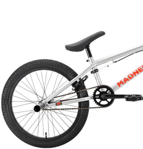 Велосипед Stark 22 Madness BMX 2 серебристый/оранжевый HQ-0005134 фото 4