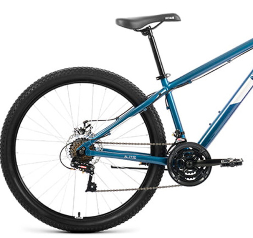 Велосипед Altair AL 27,5 D 21 ск темно-синий/серебро 2022 г 15" RBK22AL27223 фото 4