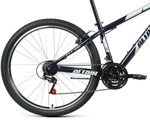 Велосипед Altair AL 27,5 V 21 ск темно-синий/серебро 20-21 г 19" RBKT1M37G018 фото 4
