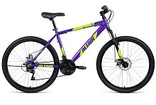 Велосипед Altair AL 26 D 21 ск фиолетовый/зеленый 2022 г 18" RBK22AL26197