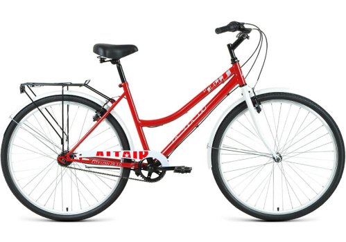Велосипед Altair City 28 Low 3.0 3 темно-красный/белый 2022 г 19" RBK22AL28029