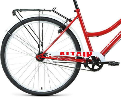 Велосипед Altair City 28 Low 3.0 3 темно-красный/белый 2022 г 19" RBK22AL28029 фото 4