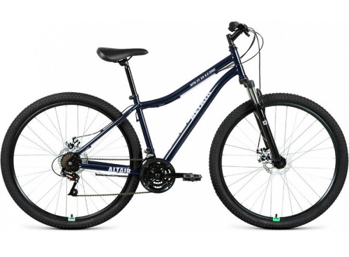 Велосипед Altair MTB HT 29 2.0 disc 21 ск темно-синий/серебро 20-21 г 19" RBKT1M19G004