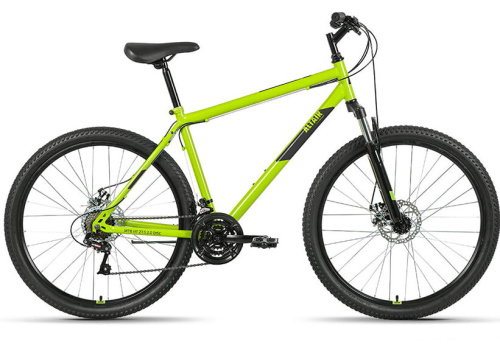 Велосипед Altair MTB HT 27,5 2.0 D 21 ск зеленый/черный 2022 г 17" RBK22AL27141 фото 2