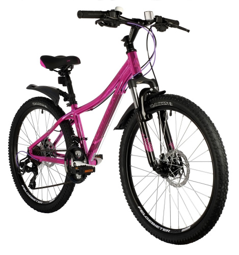 Велосипед Novatrack 24AHD.KATRINA.10GPN20 розовый металлик