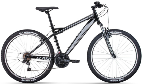 Велосипед Forward 26 Flash 26 1.0 черный/серый 20-21 г 19" RBKW1M16G008