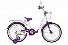 Велосипед Novatrack Butterfly 20" белый-фиолетовый 207BUTTERFLY.WVL23