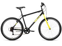 Велосипед Altair MTB HT 26 1.0 7 ск черный/желтый 2022 г 19" RBK22AL26104