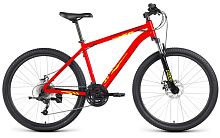 Велосипед Forward Katana 27,5 D AL ярко-красный/желтый 2023 г 18" IB3F7Q164BRDXYE