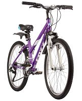 Велосипед Foxx 24 SALSA фиолетовый, сталь, размер 12