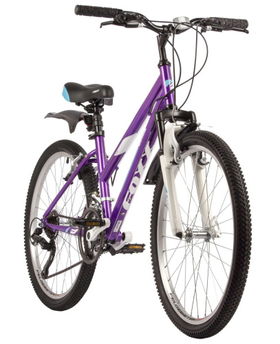Велосипед Foxx 24 SALSA фиолетовый, сталь, размер 12