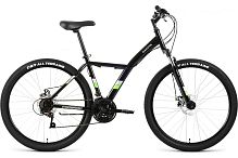 Велосипед Forward Dakota 27,5 2.0 D черный/ярко-зеленый 2022 г 16,5" RBK22FW27605