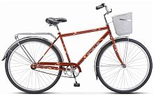 Велосипед Stels Navigator-300 C Gent 28 Z010 бронзовый + корзина 20 (LU085341/LU091398)