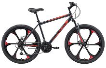 Велосипед Black One Onix 26 D FW серый/черный/красный 20-21 г 20"
