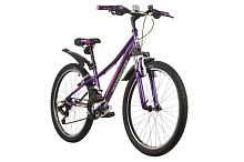 Велосипед Novatrack 24SH18V.VALIANT.10VL22 фиолетовый 153812