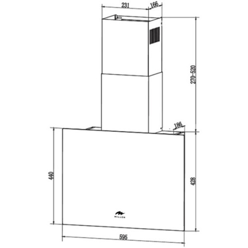 Каминная вытяжка Millen MKHG 602 WH фото 6