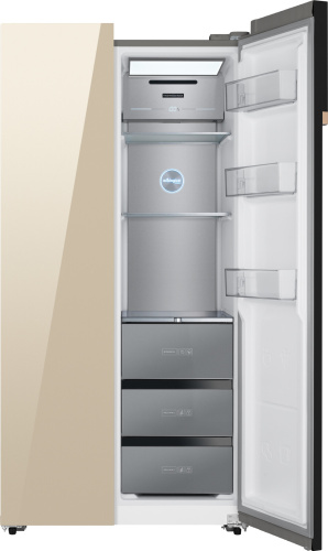 Холодильник Weissgauff Wsbs 590 BeG NoFrost Inverter Premium фото 4