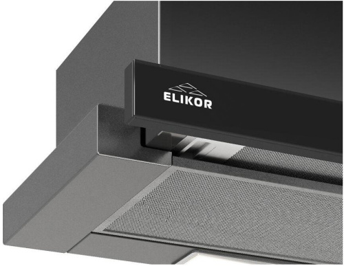 Встраиваемая вытяжка Elikor Slide Glass 60П-1000 черный/черный фото 4