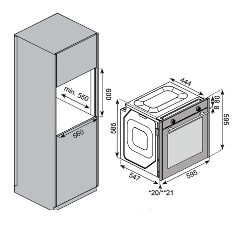 Встраиваемый электрический духовой шкаф Kuppersberg KSO 610 W фото 3