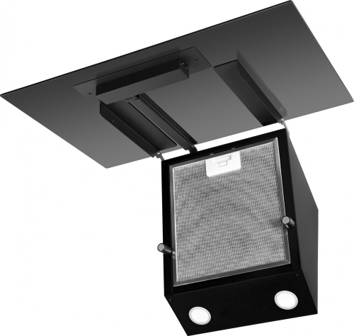 Каминная вытяжка Weissgauff WGH 600 Sensor Black Glass фото 4