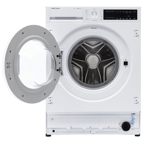 Встраиваемая стиральная машина Krona Zimmer 1400 8K white фото 3
